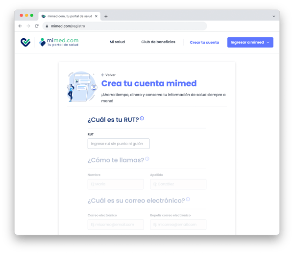 Registro mimed.com