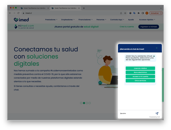 Ejecutivo chat